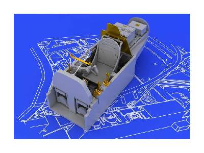 P-38J cockpit 1/48 - Academy - zdjęcie 8