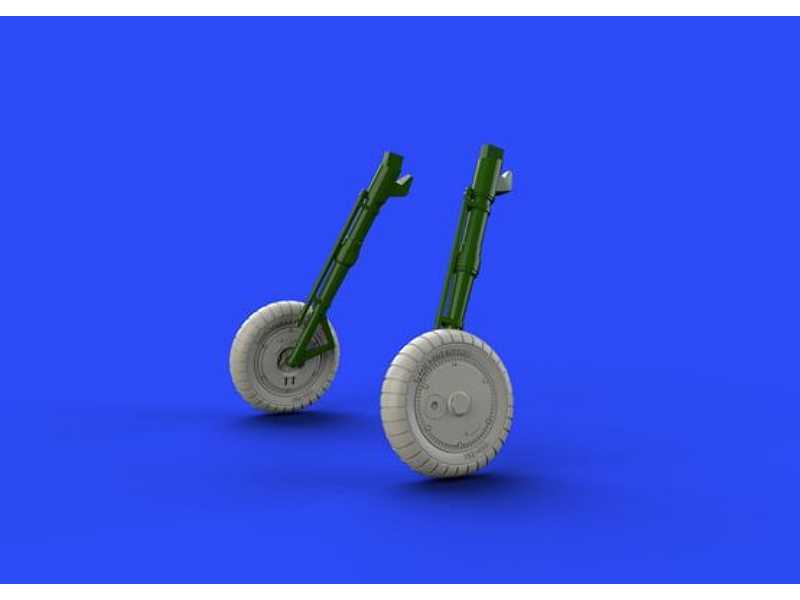 Bf 109G-6 wheels 1/48 - zdjęcie 1 Bf 109G-6 wheels 1/48 - zdjęcie 1
