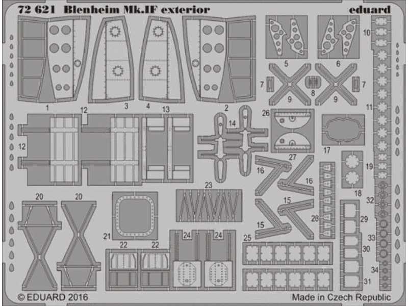 Blenheim Mk. IF exterior 1/72 - Airfix - zdjęcie 1 Blenheim Mk. IF exterior 1/72 - Airfix - zdjęcie 1