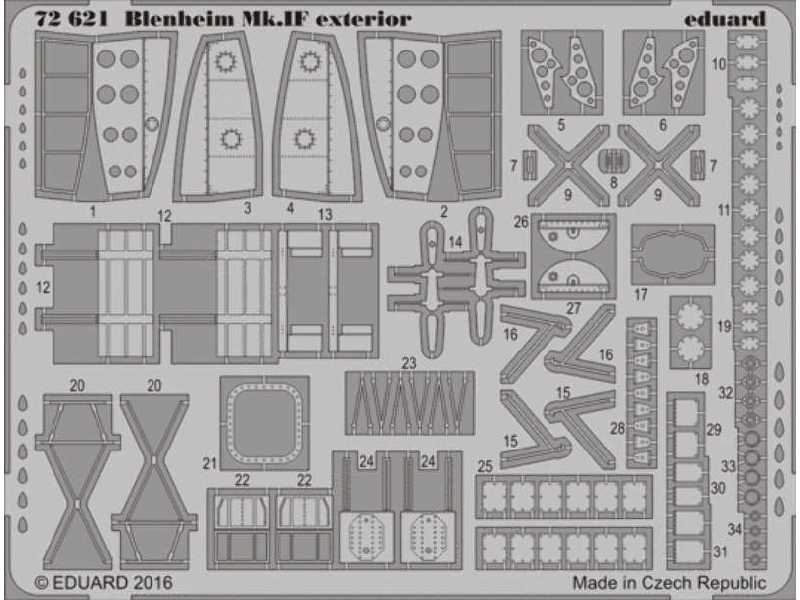 Blenheim Mk. IF exterior 1/72 - Airfix - zdjęcie 1