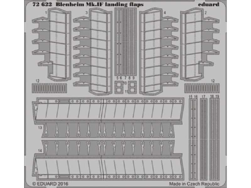 Blenheim Mk. IF landing flaps 1/72 - Airfix - zdjęcie 1