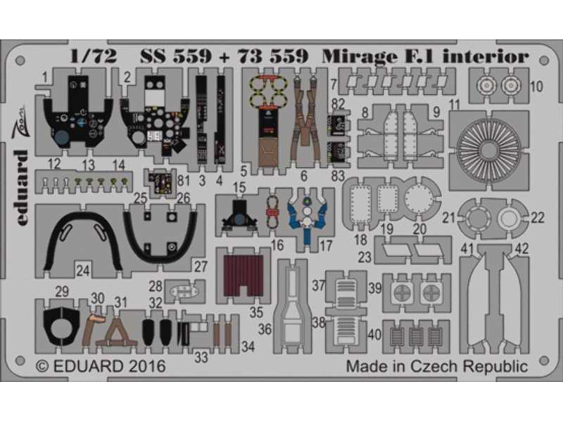 Mirage F.1 1/72 - Special Hobby - zdjęcie 1 Mirage F.1 1/72 - Special Hobby - zdjęcie 1