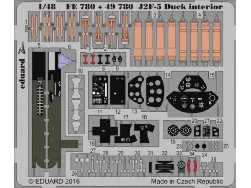 J2F-5 Duck interior 1/48 - Merit - zdjęcie 1