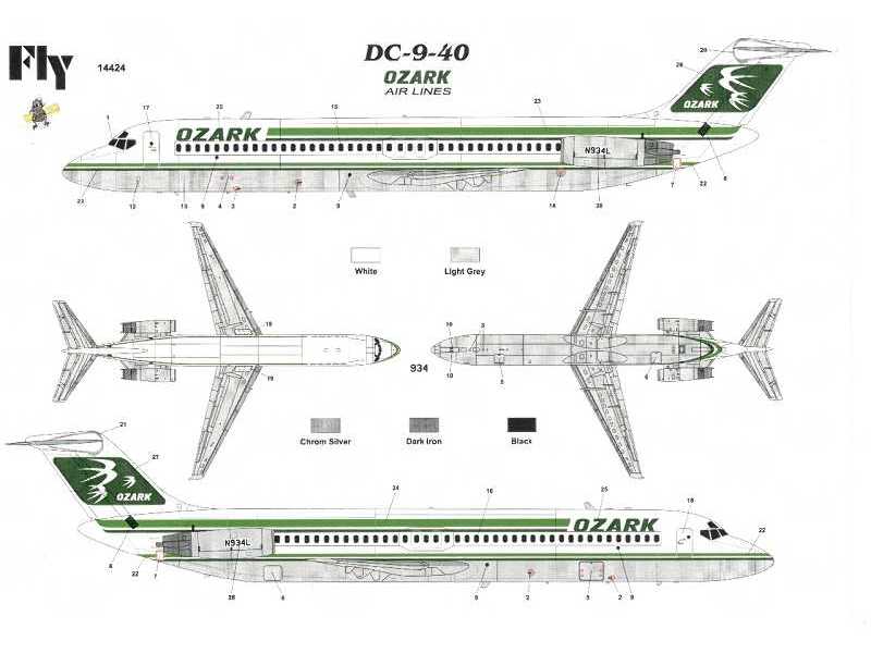 McDonnell Douglas DC 9-40 OZARK  - zdjęcie 1