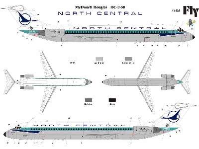 McDonnell Douglas DC 9-50 North Central / Republic - zdjęcie 2