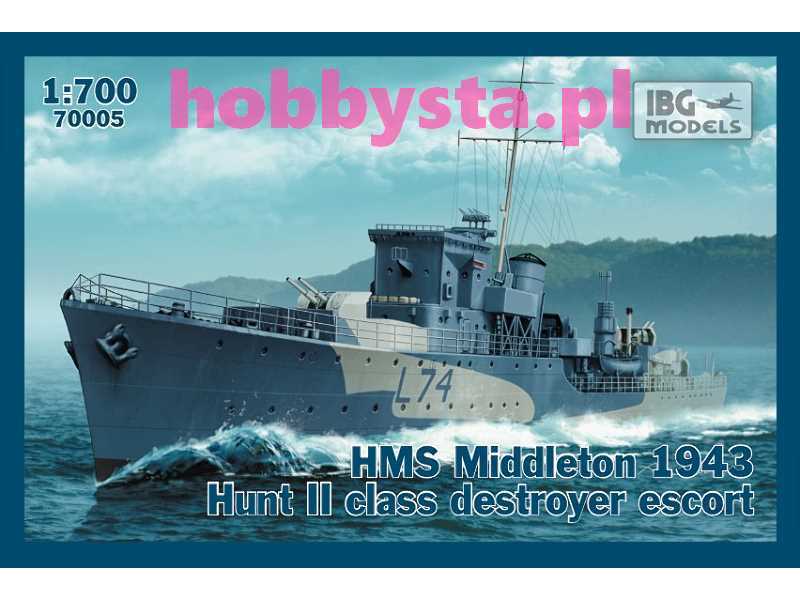 HMS Middleton 1943 niszczyciel eskortowy typu Hunt II - zdjęcie 1