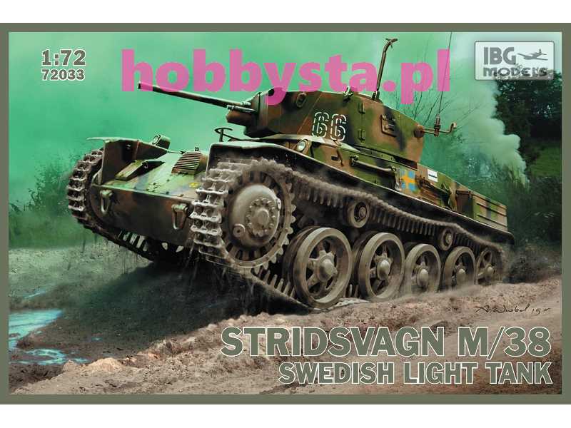 Stridsvagn m/38 - lekki czołg szwedzki - zdjęcie 1 Stridsvagn m/38 - lekki czołg szwedzki - zdjęcie 1