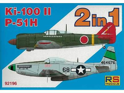 Ki-100 II + P-51 H Double kit - zdjęcie 1