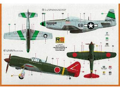 Ki-100 II + P-51 H Double kit - zdjęcie 2