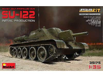 SU-122 początkowa produkcja - model z wnętrzem - zdjęcie 1