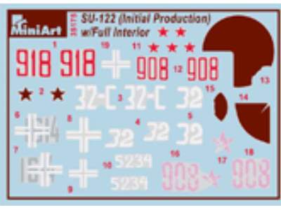 SU-122 początkowa produkcja - model z wnętrzem - zdjęcie 73