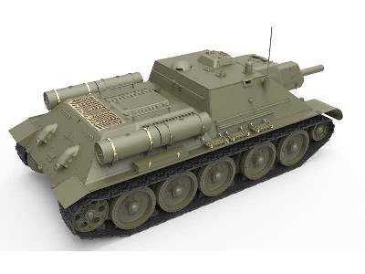 SU-122 początkowa produkcja - model z wnętrzem - zdjęcie 80