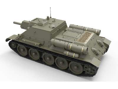 SU-122 początkowa produkcja - model z wnętrzem - zdjęcie 81