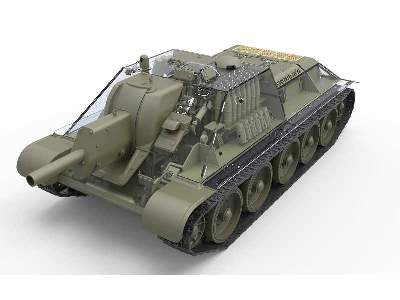 SU-122 początkowa produkcja - model z wnętrzem - zdjęcie 84