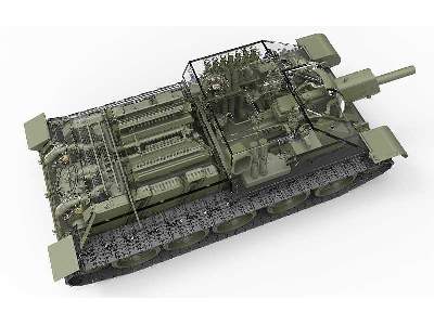 SU-122 początkowa produkcja - model z wnętrzem - zdjęcie 87