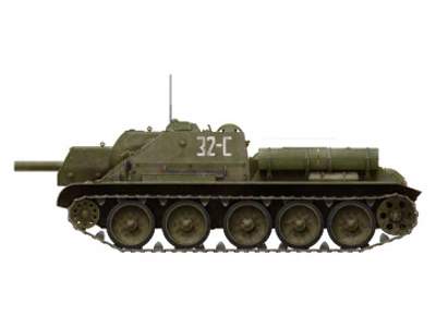 SU-122 początkowa produkcja - model z wnętrzem - zdjęcie 117