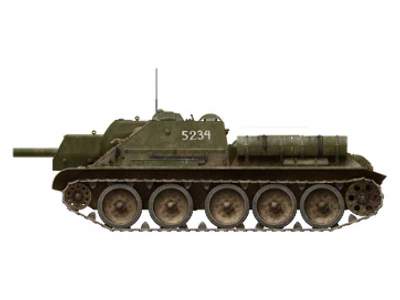 SU-122 początkowa produkcja - model z wnętrzem - zdjęcie 118
