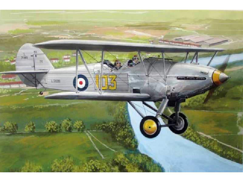 Hawker Hind Mk.I "Srebrne skrzydła" - zdjęcie 1 Hawker Hind Mk.I "Srebrne skrzydła" - zdjęcie 1
