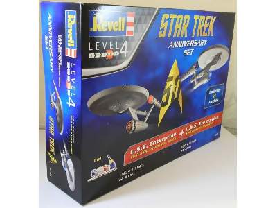 STAR TREK U.S.S. Enterprise - 2 modele - zestaw podarunkowy - zdjęcie 8