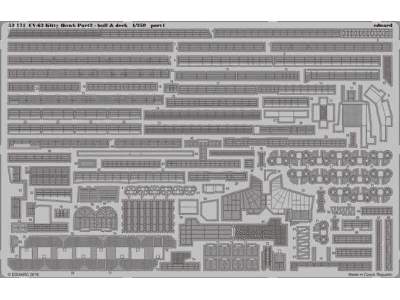 CV-63 Kitty Hawk pt.2 - hull & deck 1/350 - Trumpeter - zdjęcie 1