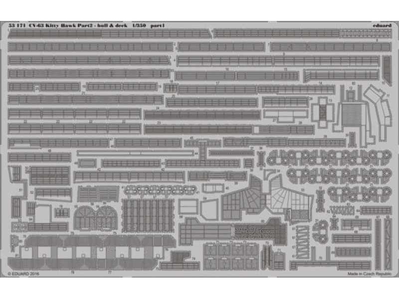 CV-63 Kitty Hawk pt.2 - hull & deck 1/350 - Trumpeter - zdjęcie 1 CV-63 Kitty Hawk pt.2 - hull & deck 1/350 - Trumpeter - zdjęcie 1