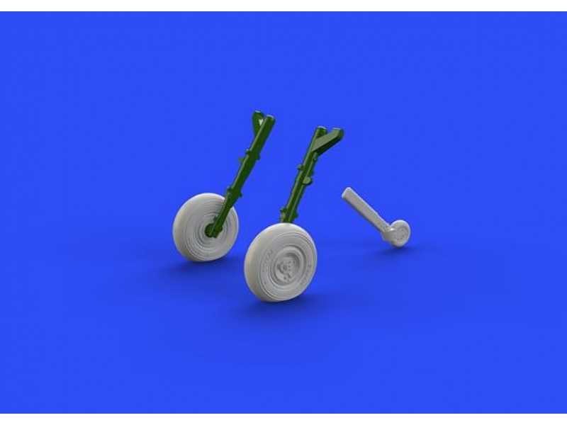 Spitfire Mk. IX wheels 4 spoke, smooth tire 1/72 - Eduard - zdjęcie 1 Spitfire Mk. IX wheels 4 spoke, smooth tire 1/72 - Eduard - zdjęcie 1