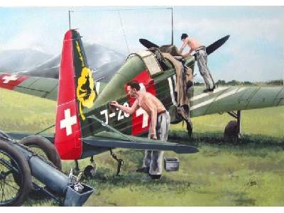 Morane Saulnier M.S. 406 - Niemcy, Szwajcaria, Chorwacja - zdjęcie 1