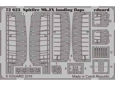 Spitfire Mk. IX landing flaps 1/72 - Eduard - zdjęcie 1