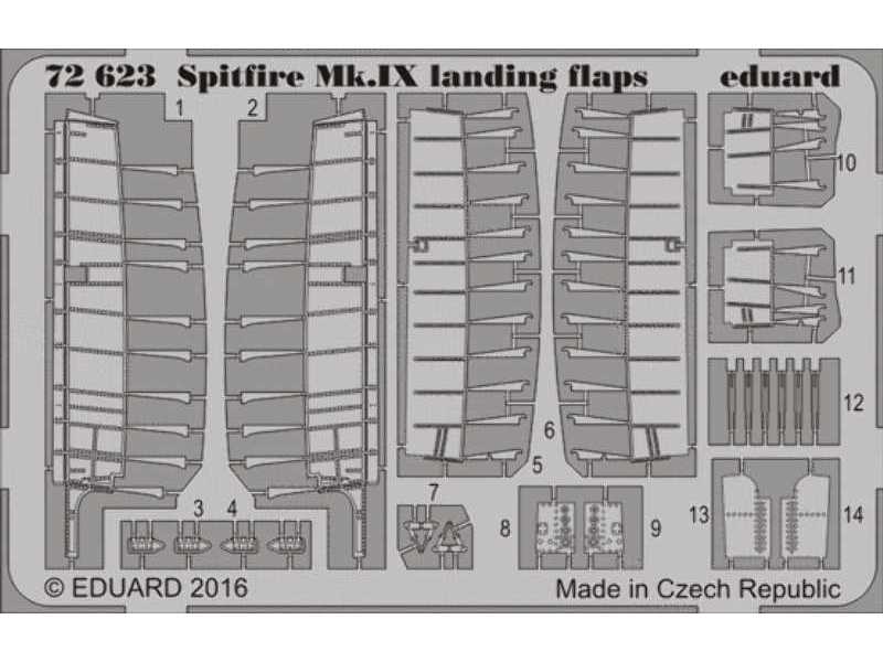 Spitfire Mk. IX landing flaps 1/72 - Eduard - zdjęcie 1