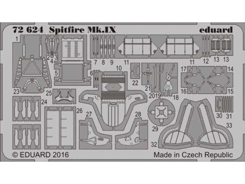 Spitfire Mk. IX 1/72 - Eduard - zdjęcie 1