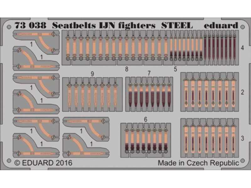 Seatbelts IJN fighters STEEL 1/72 - zdjęcie 1