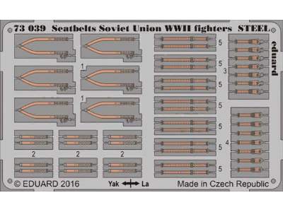 Seatbelts Soviet Union WWII fighters STEEL 1/72 - zdjęcie 1