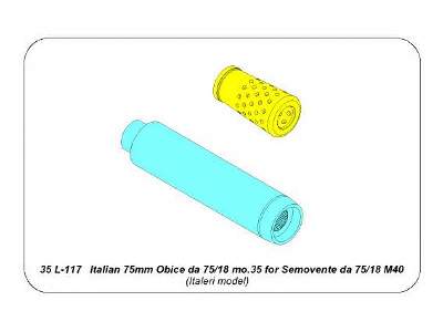 Lufa do działa 75mm L/18 montowanego w Semovente da 75/18 M40 - zdjęcie 6