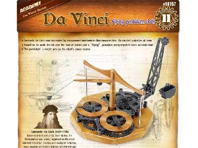 Leonardo Da Vinci - Zegar z latającym wahadłem - zdjęcie 2