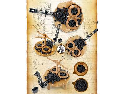 Leonardo Da Vinci - Zegar z latającym wahadłem - zdjęcie 3