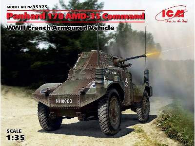Panhard 178 AMD-35 Command - francuski samochód pancerny - zdjęcie 1
