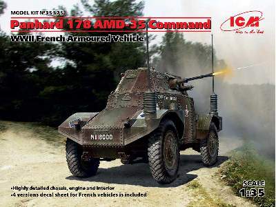 Panhard 178 AMD-35 Command - francuski samochód pancerny - zdjęcie 12