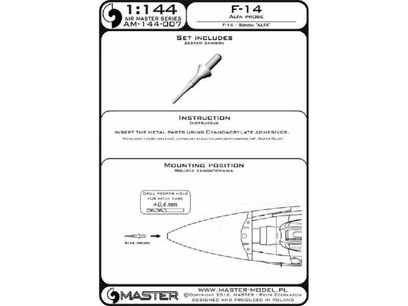 F-14 - Sonda Alfa - zdjęcie 1