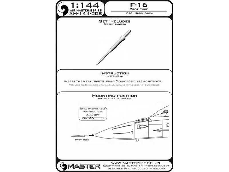 F-16 - Rurka Pitota - zdjęcie 1