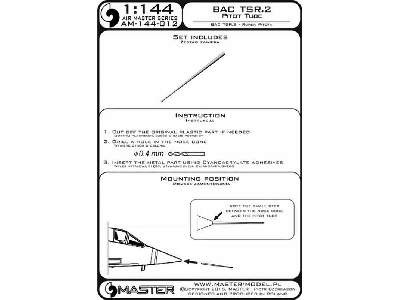 BAC TSR.2 - Rurka Pitota - zdjęcie 1
