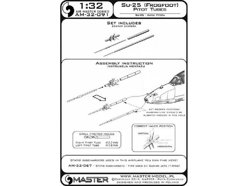 Su-25 (Frogfoot) - Rurki Pitota - zdjęcie 1 Su-25 (Frogfoot) - Rurki Pitota - zdjęcie 1