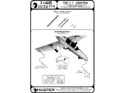 TS-11 Iskra - Rurki Pitota, lufa działka 23mm i wskaźniki podwoz - zdjęcie 1