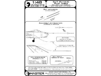 Su-7 (Fitter-A) - Rurki Pitota i lufy działka 30mm - zdjęcie 2