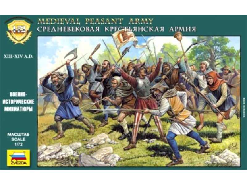 Figurki - Średniowieczna armia chłopska (XIII - XV w. n.e.) - zdjęcie 1 Figurki - Średniowieczna armia chłopska (XIII - XV w. n.e.) - zdjęcie 1