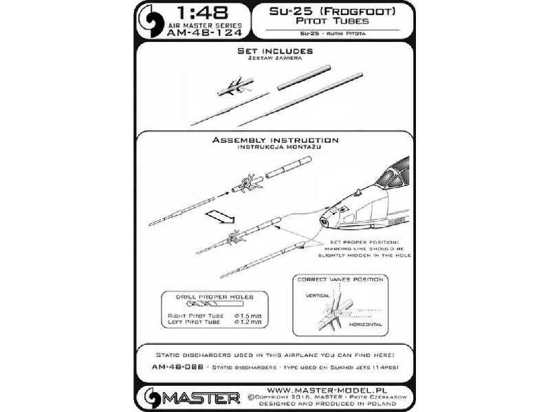 Su-25 (Frogfoot) - Rurki Pitota - zdjęcie 1 Su-25 (Frogfoot) - Rurki Pitota - zdjęcie 1