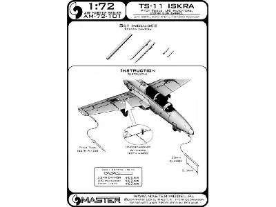 TS-11 Iskra - Rurki Pitota, lufa działka 23mm i wskaźniki podwoz - zdjęcie 1