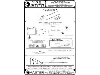 Su-9 / Su-11 (Fishpot / Fishpot C) - Rurki Pitota i części pylon - zdjęcie 1