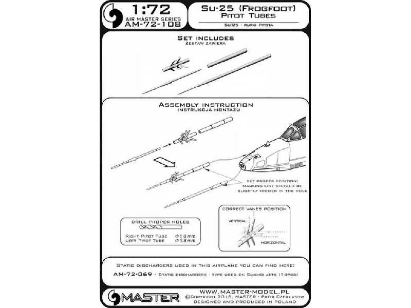 Su-25 (Frogfoot) - Rurki Pitota - zdjęcie 1 Su-25 (Frogfoot) - Rurki Pitota - zdjęcie 1
