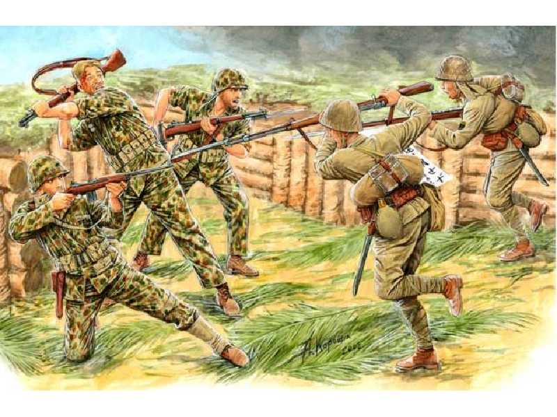 Figurki - Tarawa, listopad 1943 - walka wręcz - zdjęcie 1 Figurki - Tarawa, listopad 1943 - walka wręcz - zdjęcie 1