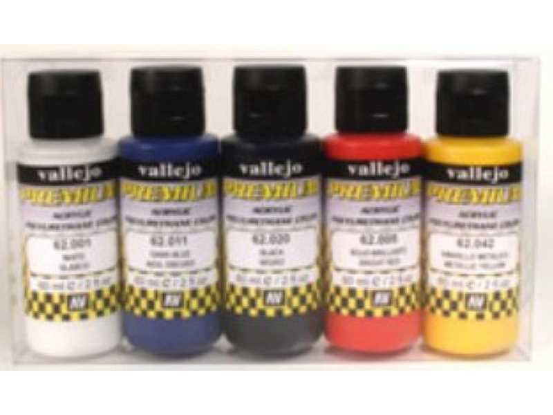 Premium RC-Color Zestaw METALLIC (5 szt.) 5x60 ml. - zdjęcie 1 Premium RC-Color Zestaw METALLIC (5 szt.) 5x60 ml. - zdjęcie 1